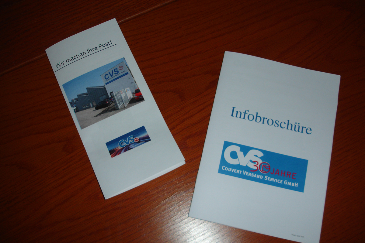 Flyer Und Broschurendruck Cvs Gmbh Der Lettershop In Berlin